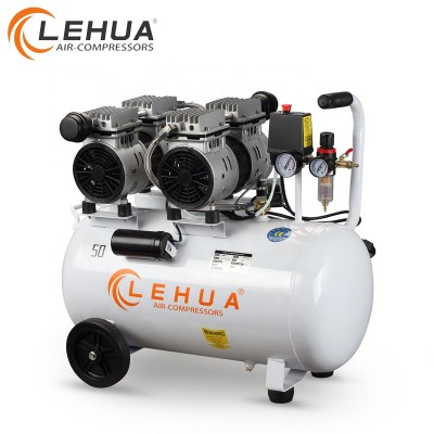 50L 0.75*2HP Silent oilless air compressor