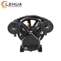 high quality 2 cylinder cast iron material 2065 air compressor pump v type