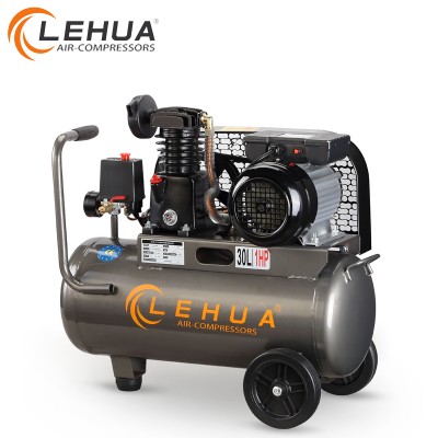 1hp 0.75kw 1400RPM 8bar 30L air compressor