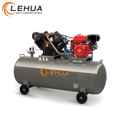 500L 13HP 12.5bar gasoline engine piston type driven air compressor