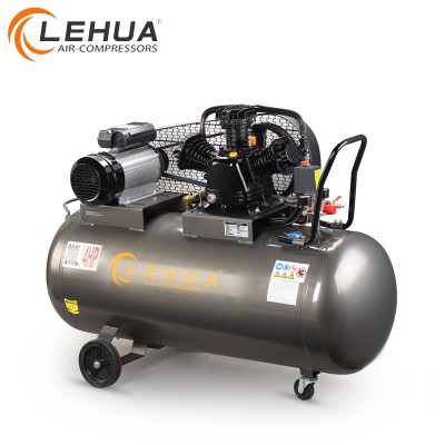 LHW-0.36 8bar 4hp 3kw 200L single phase 220V Portable Belt-driven air compressor