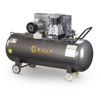 Italy type 5.5hp 4kw 300L cylinder 90mm*2 belt driven air compressor